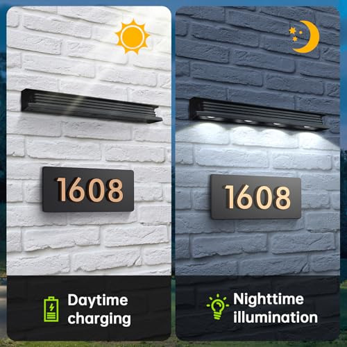 Luces Solares Para Señalización, Led Brillante 6000k Con Ene