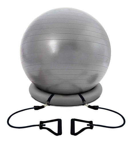 Balon Fitball 65 Cm Con Base Y Elasticos