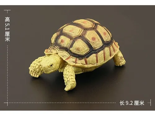 Awxzom Estatua De Tortuga Sulcata Stigmochelys Pardalis Leop