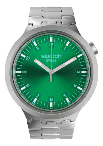 Reloj Swatch Unisex Big Bold Irony Sb07s101g Forest Face