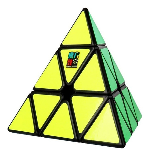 Cubo Rubik Pyraminx 3x3 Moyu Meilong Original Negro