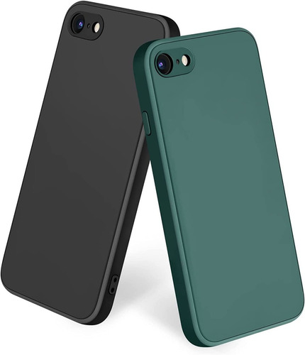 Mugust2 Packfunda De Silicona Compatible Con iPhone SE 202