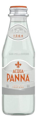 Água mineral Acqua Panna Toscana  sem gás   garrafa  250 mL  