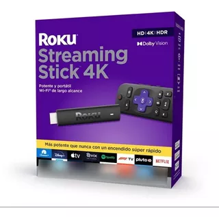 Roku Stick 4k Streaming Tv Hdr Dolby Vision C/control Remoto