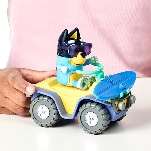 Vehículo Bluey Y Pack Beach Quad Con Bandit Con 2,5-3 Y De