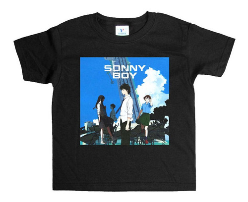 Remera Negra Niños Sonny Boy R32