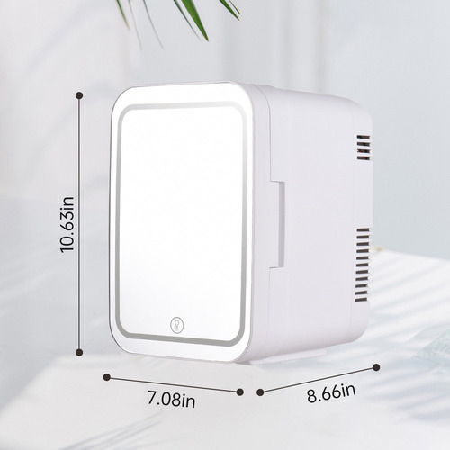 Fweaad Minirefrigerador Con Skin Aoresac Led Regulable Para
