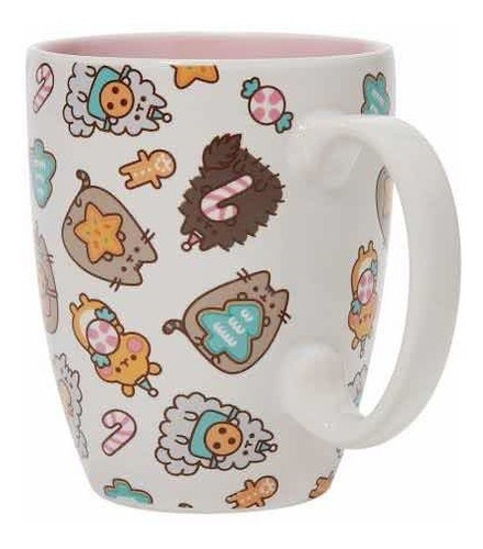 Pusheen Cat Christmas Cookies & Friends Mug Original Y Nueva