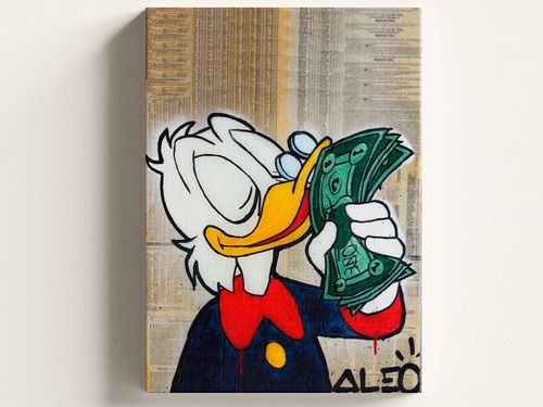 Cuadro Canva Scrooge Mcduck 120x80 (matte/glossy)