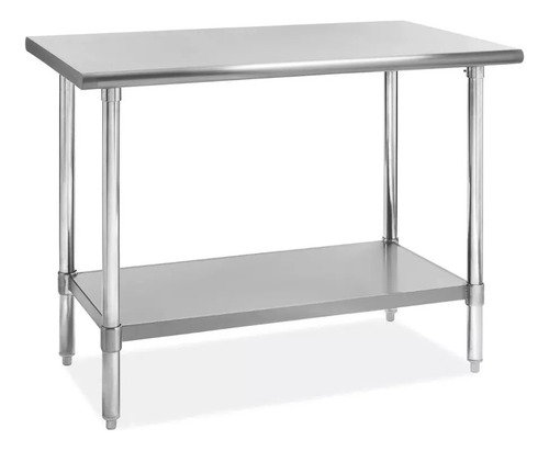 Mesa En Isla Trabajo 100% Acero Inox 100x45x80