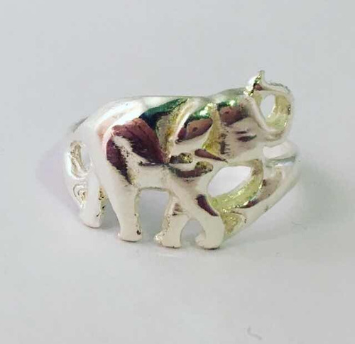 Anillo Elefante En Plata 925. Sabiduría Animales . Inspira