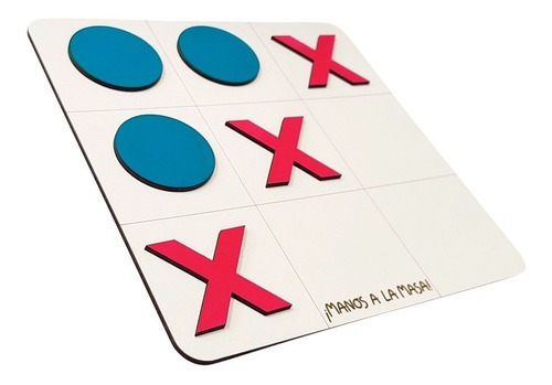 Juego De Mesa Infantil Ta Te Ti Con Bolso Manos A La Masa