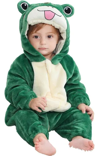 Traje ranita para bebe sale