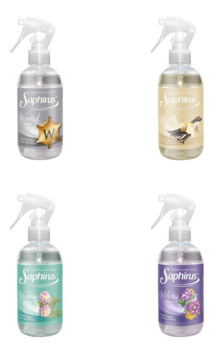 Imagen 5 de 6 de Fragancia Saphirus Oficial Textiles 250cc X 12u - B.g.aromas