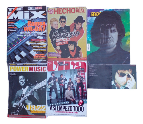 The Mix Rolling Stones Los Violadores Calamaro 6 Revistas (Usado)
