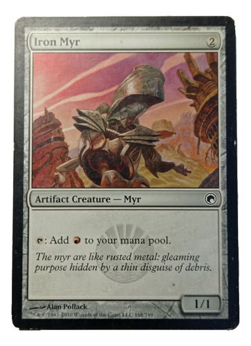 Carta Magic Iron Myr [scars Mirrodin] Mtg Artifact