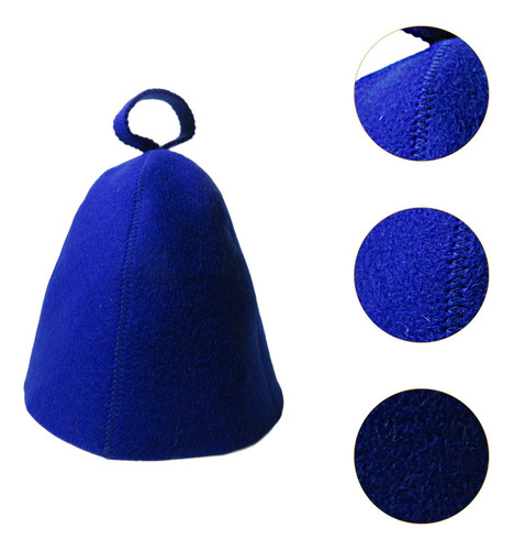 Sombrero De Sauna Sombrero De Sala De Sombrero De Ducha Azul