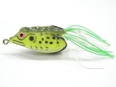 Kit Com 5 Isca Artificial Sapo Frog Anti Enrosco Para Traira