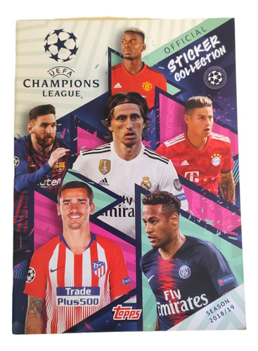 Álbum Figurinhas Champions League 18/19 - Completo P/ Colar 