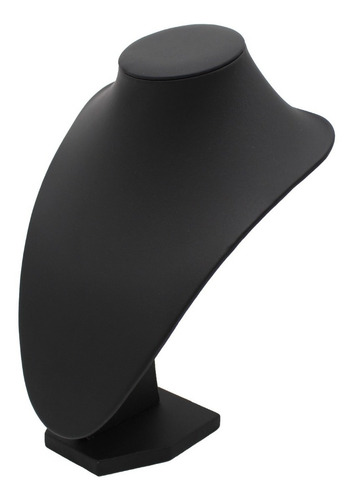Imagen 4 de 7 de Exhibidor Cuello Alargado Grande Cuerina Negro Para Collares