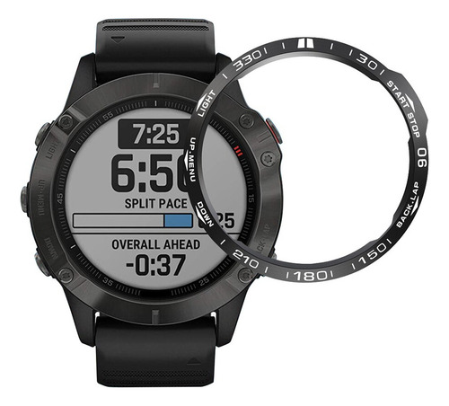 C Anillo De Acero Inoxidable Para Garmin Fenix 6x/6x