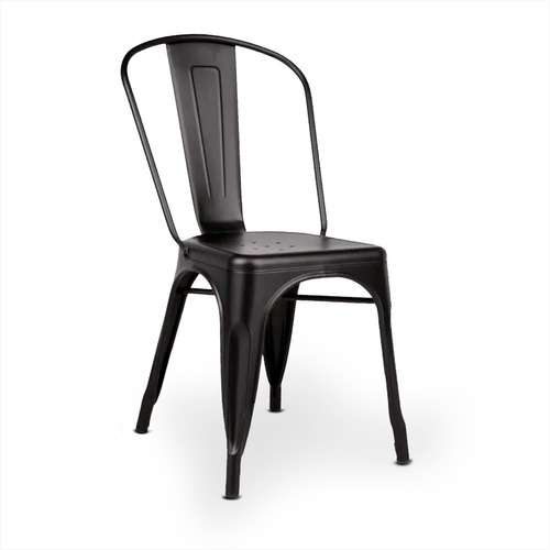 Imagen 3 de 9 de Pack X8 Unidades Silla Tolix Vintage Hierro Reforzado