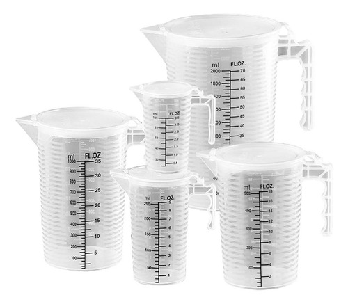 L Jarra De Agua De Jarra De Plástico De 5 Uds Con Asa Para