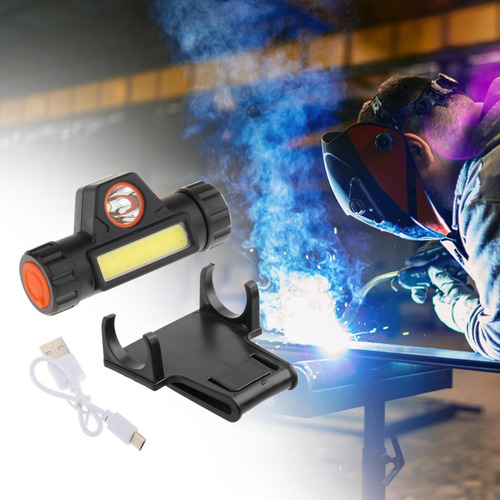 Faro Para Casco De Soldadura, Linterna Con Soporte, Luz De