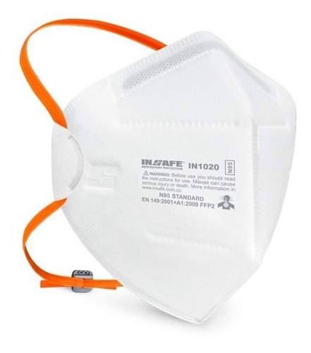 Respirador Blanco N95 X10und Insafe 1020