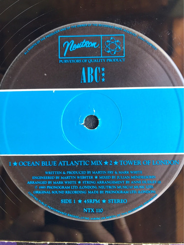 Disco Vinilo Abc / Ocean Blue (usa) (Usado)