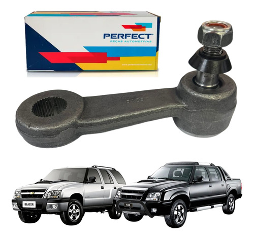 Braço Pitman E Auxiliar S10 Blazer 1995 Á 2011 Perfect
