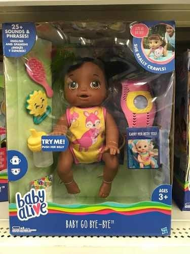 Baby Alive Bebê Go bye-bye dark brown hair C2690