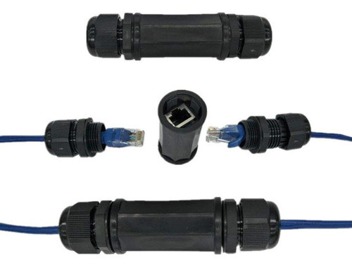 Vizgiz 2 Pack Rj45 Acoplador Impermeable Cat6 / Cat5e / Cat5