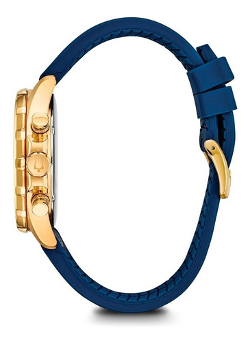 Relógio Masculino Pulseira De Couro Bulova Original 97b168