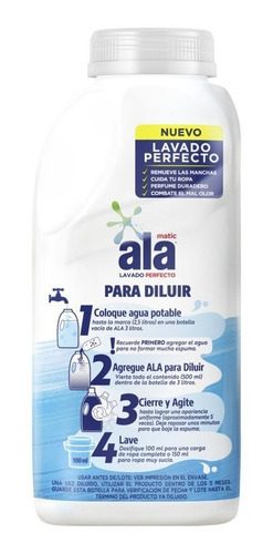 Jabón Líquido Ala Para Diluir 500ml