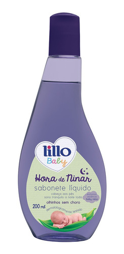 Sabonete Liquido Hora De Ninar Da Cabeça Aos Pés 200ml Lillo