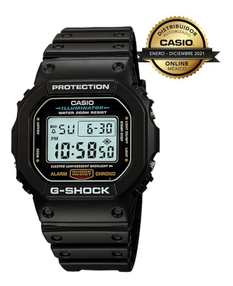Reloj Casio G-shock Illuminator Original Dw-5600e-1v | Meses sin intereses