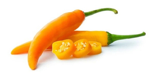 Semillas Aji Pimiento Cayena Dorada Golden Naranja Organicas