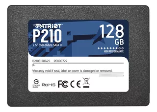 Disco Solido Ssd Patriot P210 128gb Sata 3 2.5 Pc Notebook *