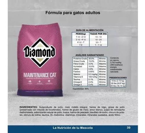 Diamond Maintenance Cat 18.14kg