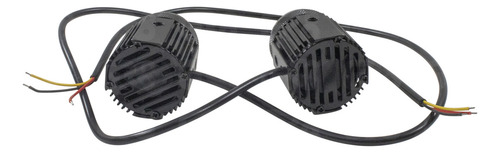 Par De Faro Leds Luz Blanca Y Ambar P/ Motocicleta 9v-30v