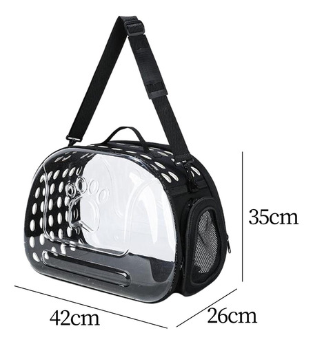 Transportín Transparente Para Gatos, Bolsa De Burbujas L