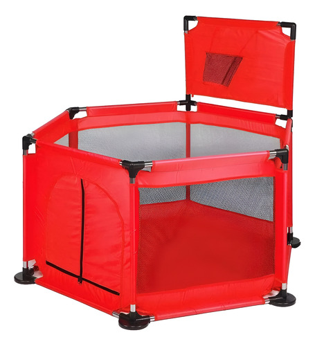 Corral Piscina Pelotas Estimulacion Bebes Con Barandas