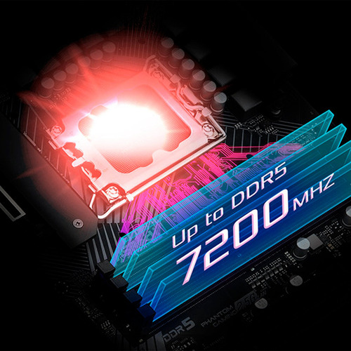 Motherboard Asrock B760m Pg Lightning Wifi,ddr5 7200mhz (oc) Color Negro