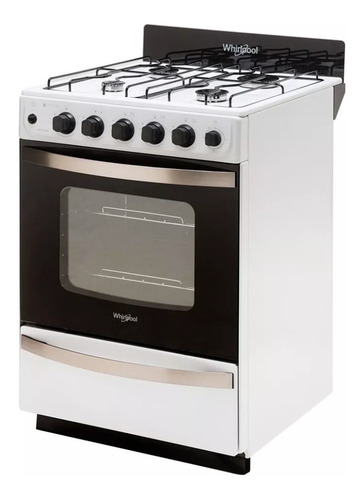 Imagen 2 de 9 de Cocina Whirlpool 56 Cm Blanca Wfb57dw Gas - Super Oferta