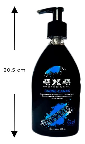 Gel 4x4 Cubre Cana Para Cabello Cubre Tapa Obscurece Canas