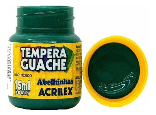 Tinta Guache 15 Ml Verde Bandeira Acrilex