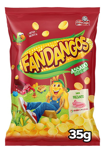 Salgadinho Presunto Elma Chips Fandangos 35G