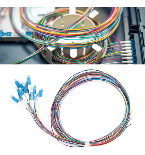 Liu Coleta De Fibra Óptica De 12 Hilos Lc / Upc Monomodo