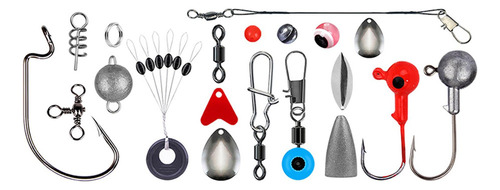 Xz- 257pcs Kit De Acessórios De Pesca, Incluindo Ganchos